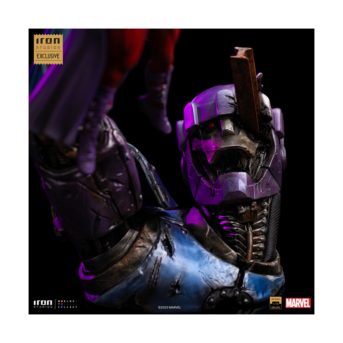 Iron Studios Marvel - Magneto y Sentinel - Deluxe Art Escala 1/10 CCXP 2023