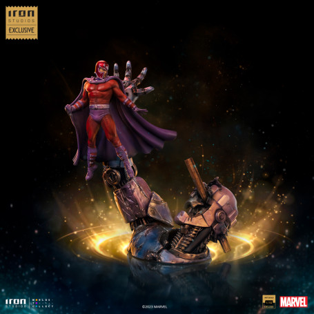 Iron Studios Marvel - Magneto y Sentinel - Deluxe Art Escala 1/10 CCXP 2023