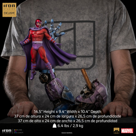 Iron Studios Marvel - Magneto y Sentinel - Deluxe Art Escala 1/10 CCXP 2023
