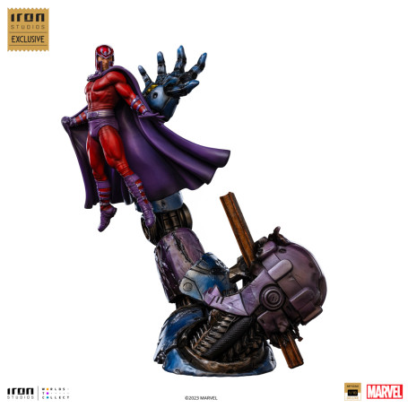 Iron Studios Marvel - Magneto y Sentinel - Deluxe Art Escala 1/10 CCXP 2023