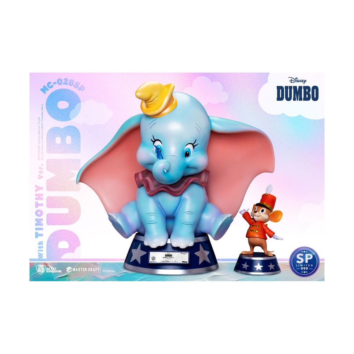 Beast Kingdom Disney Master Craft - Dumbo Edición Especial (Con Versión Timothy)