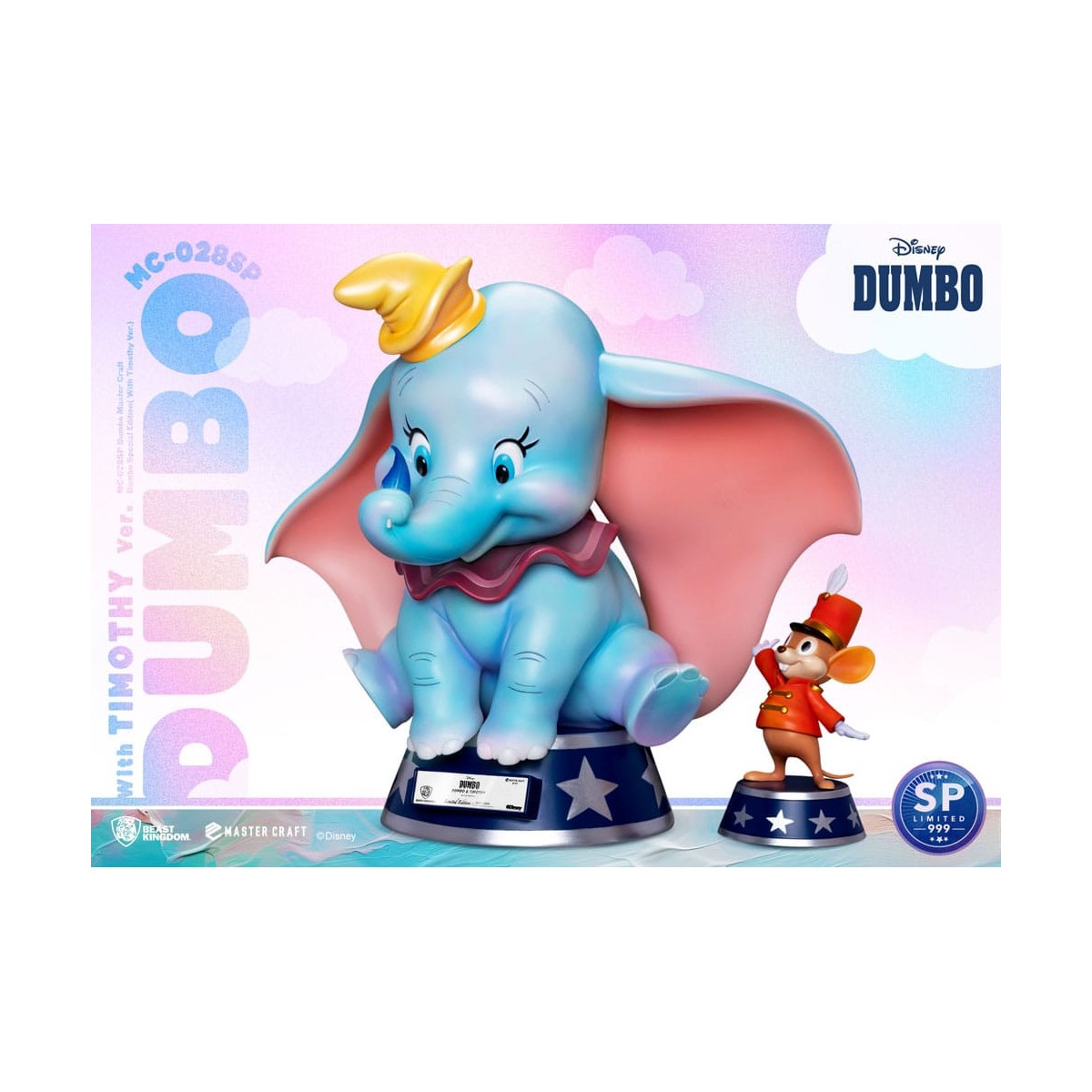 Beast Kingdom Disney Master Craft - Dumbo Edición Especial (Con Versión Timothy)