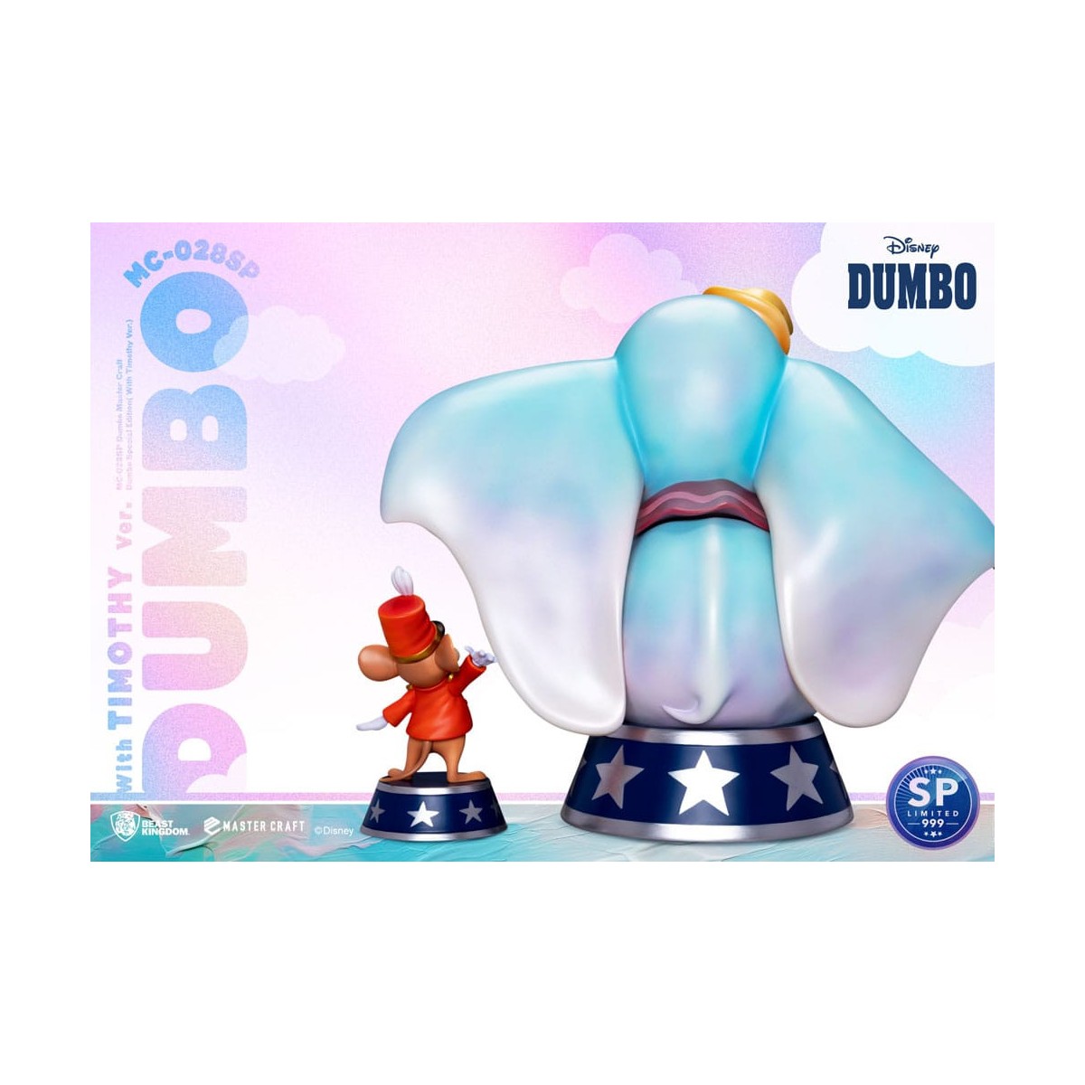 Beast Kingdom Disney Master Craft - Dumbo Edición Especial (Con Versión Timothy)