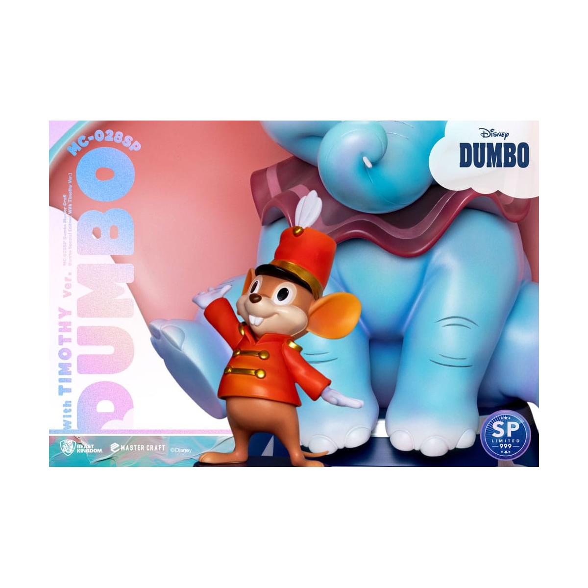 Beast Kingdom Disney Master Craft - Dumbo Edición Especial (Con Versión Timothy)