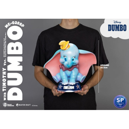 Beast Kingdom Disney Master Craft - Dumbo Edición Especial (Con Versión Timothy)