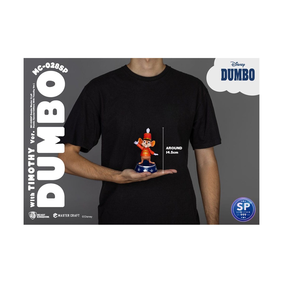 Beast Kingdom Disney Master Craft - Dumbo Edición Especial (Con Versión Timothy)
