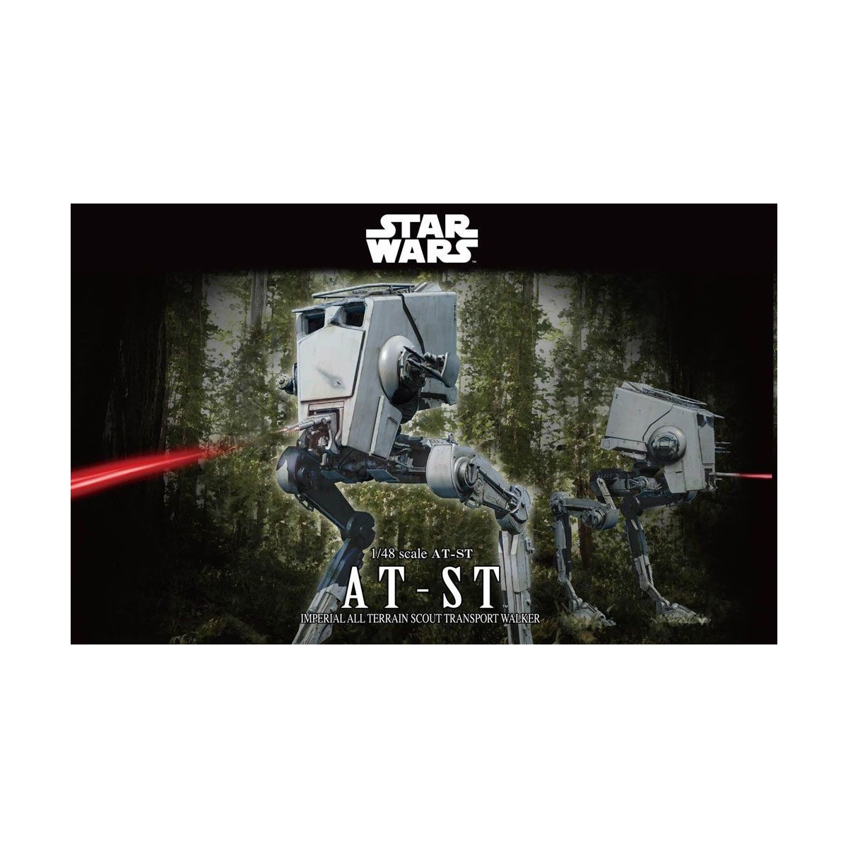 Kit de modelismo Bandai Star Wars - AT-ST 1/48