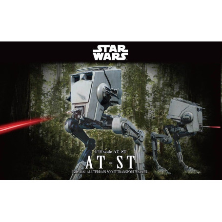 Kit de modelismo Bandai Star Wars - AT-ST 1/48