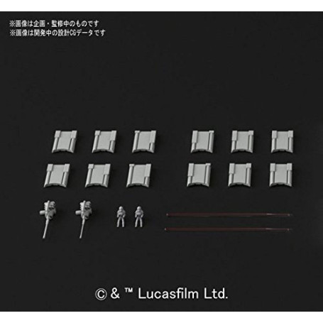 Kit de modelismo Bandai Star Wars - AT-AT 1/144