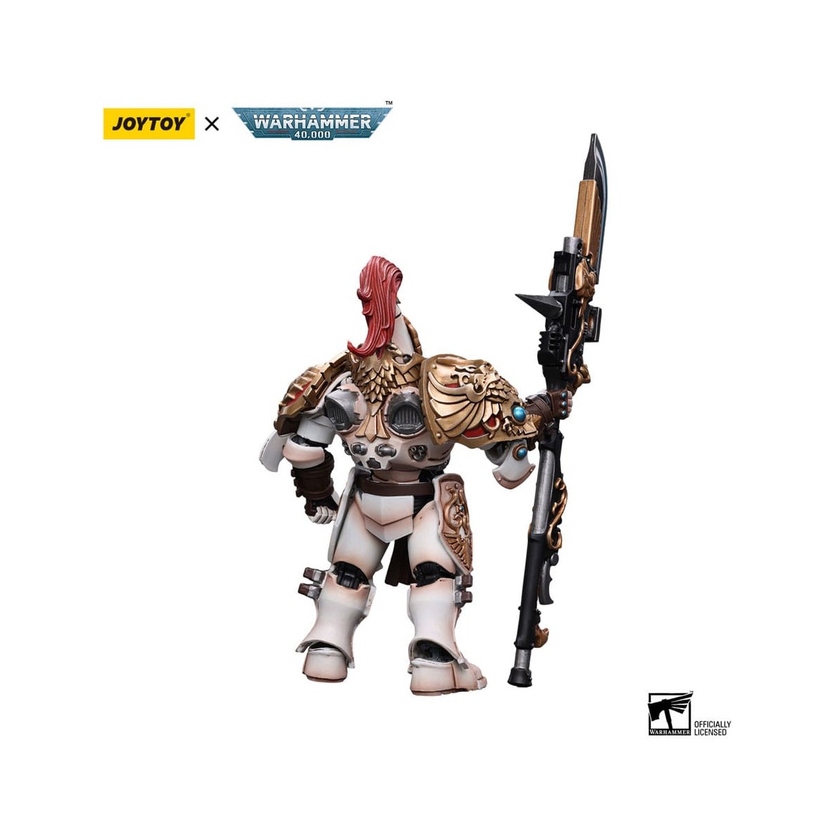 JoyToy Space Marines - Adeptus Custodes Solar Watch - Guardia Custodio con Lanza Guardiana 1/18 - Warhammer 40K