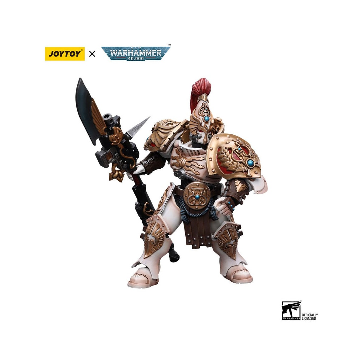JoyToy Space Marines - Adeptus Custodes Solar Watch - Guardia Custodio con Lanza Guardiana 1/18 - Warhammer 40K