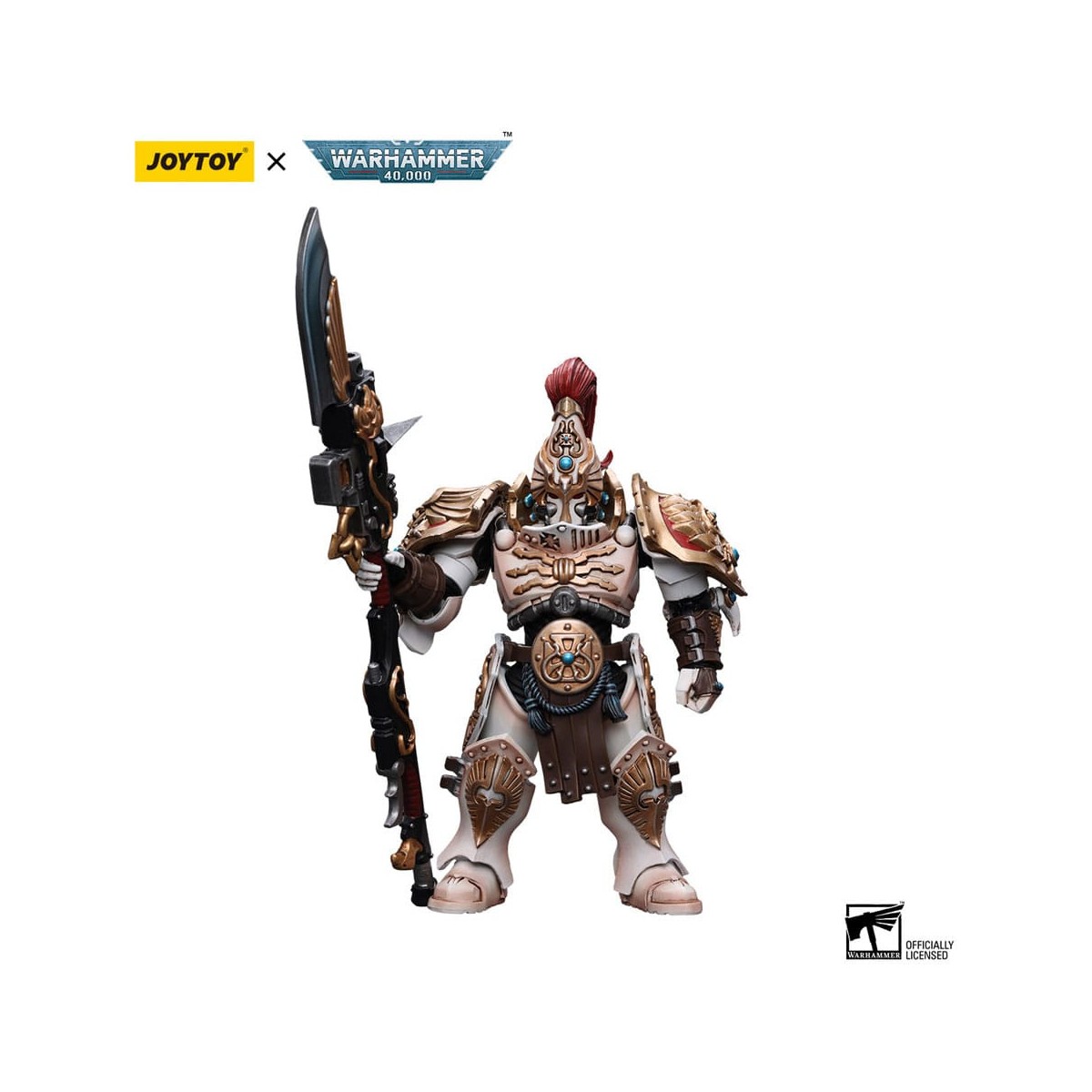 JoyToy Space Marines - Adeptus Custodes Solar Watch - Guardia Custodio con Lanza Guardiana 1/18 - Warhammer 40K