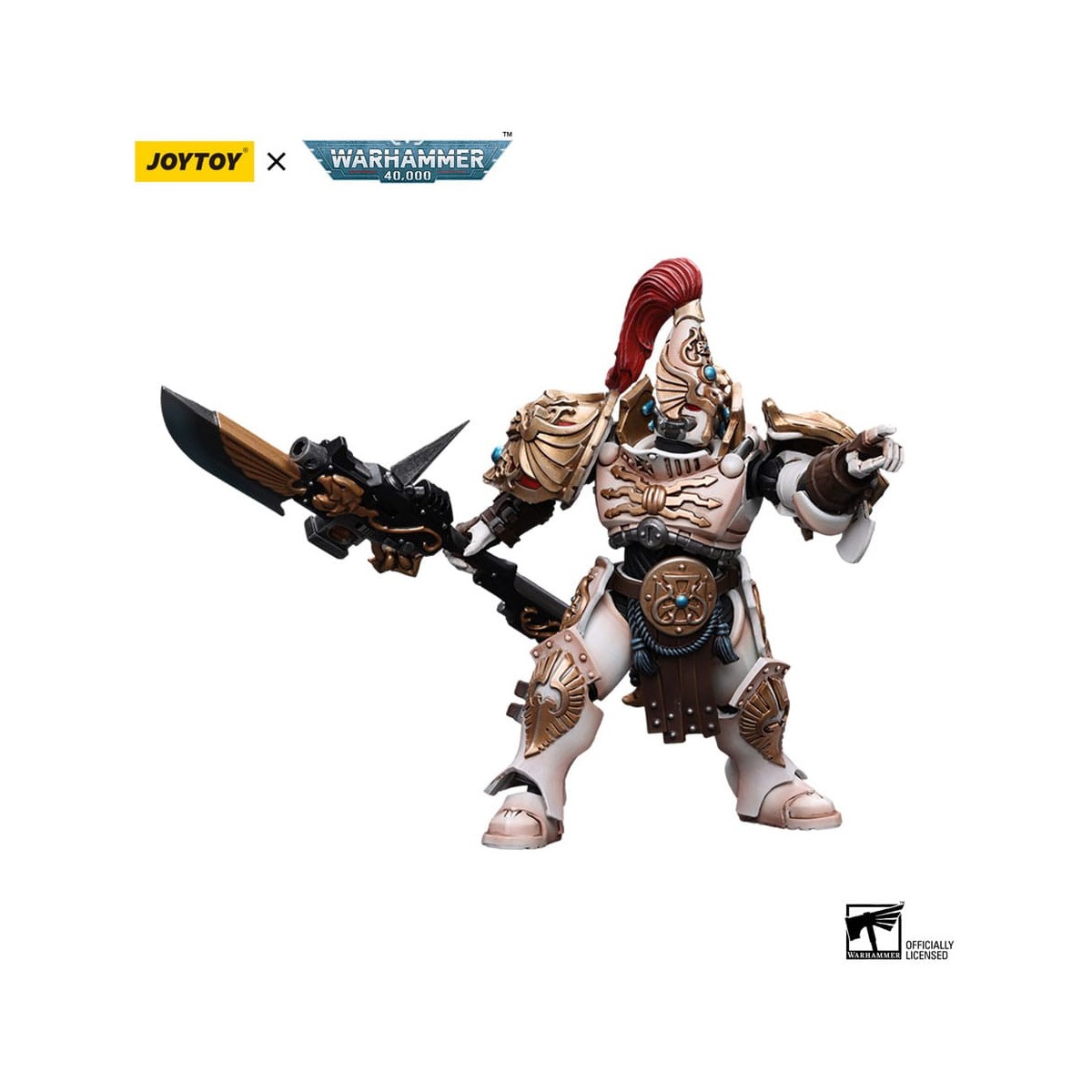 JoyToy Space Marines - Adeptus Custodes Solar Watch - Guardia Custodio con Lanza Guardiana 1/18 - Warhammer 40K