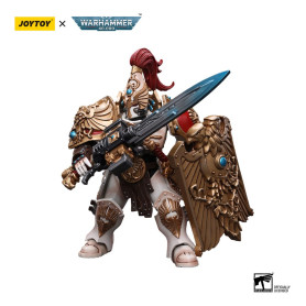 JoyToy Space Marines - Adeptus Custodes Solar Watch - Guardia Custodio con Espada Centinela y Escudo Praesidium 1/18