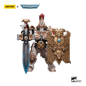 JoyToy Space Marines - Adeptus Custodes Solar Watch - Guardia Custodio con Espada Centinela y Escudo Praesidium 1/18
