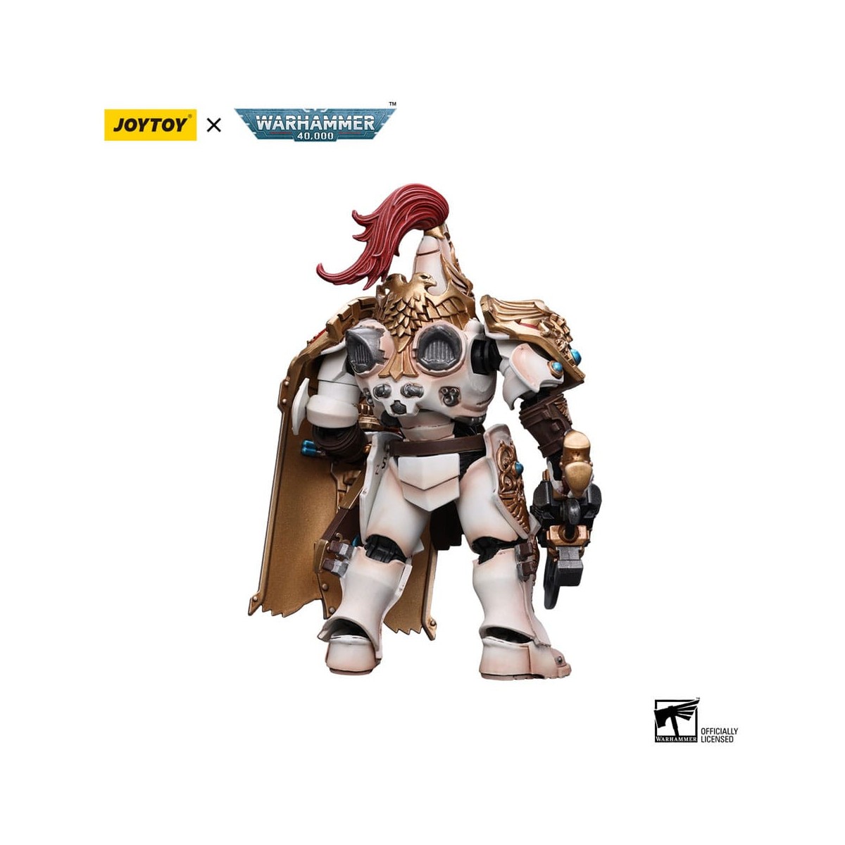 JoyToy Space Marines - Adeptus Custodes Solar Watch - Guardia Custodio con Espada Centinela y Escudo Praesidium 1/18