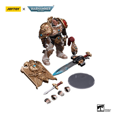 JoyToy Space Marines - Adeptus Custodes Solar Watch - Guardia Custodio con Espada Centinela y Escudo Praesidium 1/18