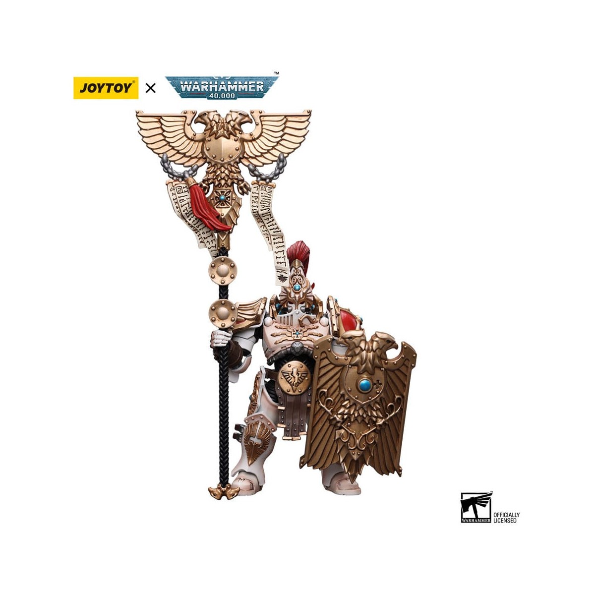 JoyToy Marines Espaciales - Adeptus Custodes Reloj Solar - Vexilus Praetor 1/18