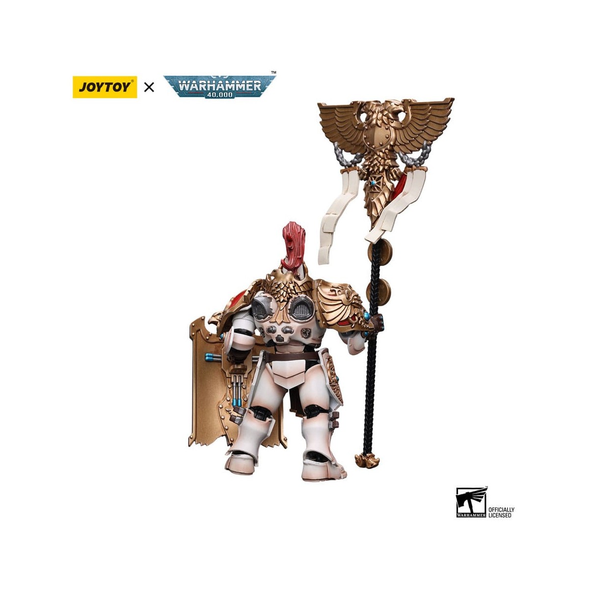 JoyToy Marines Espaciales - Adeptus Custodes Reloj Solar - Vexilus Praetor 1/18