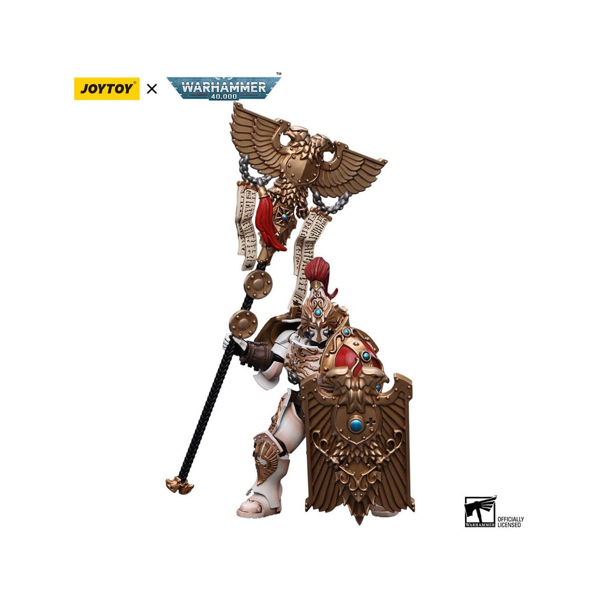 JoyToy Marines Espaciales - Adeptus Custodes Reloj Solar - Vexilus Praetor 1/18
