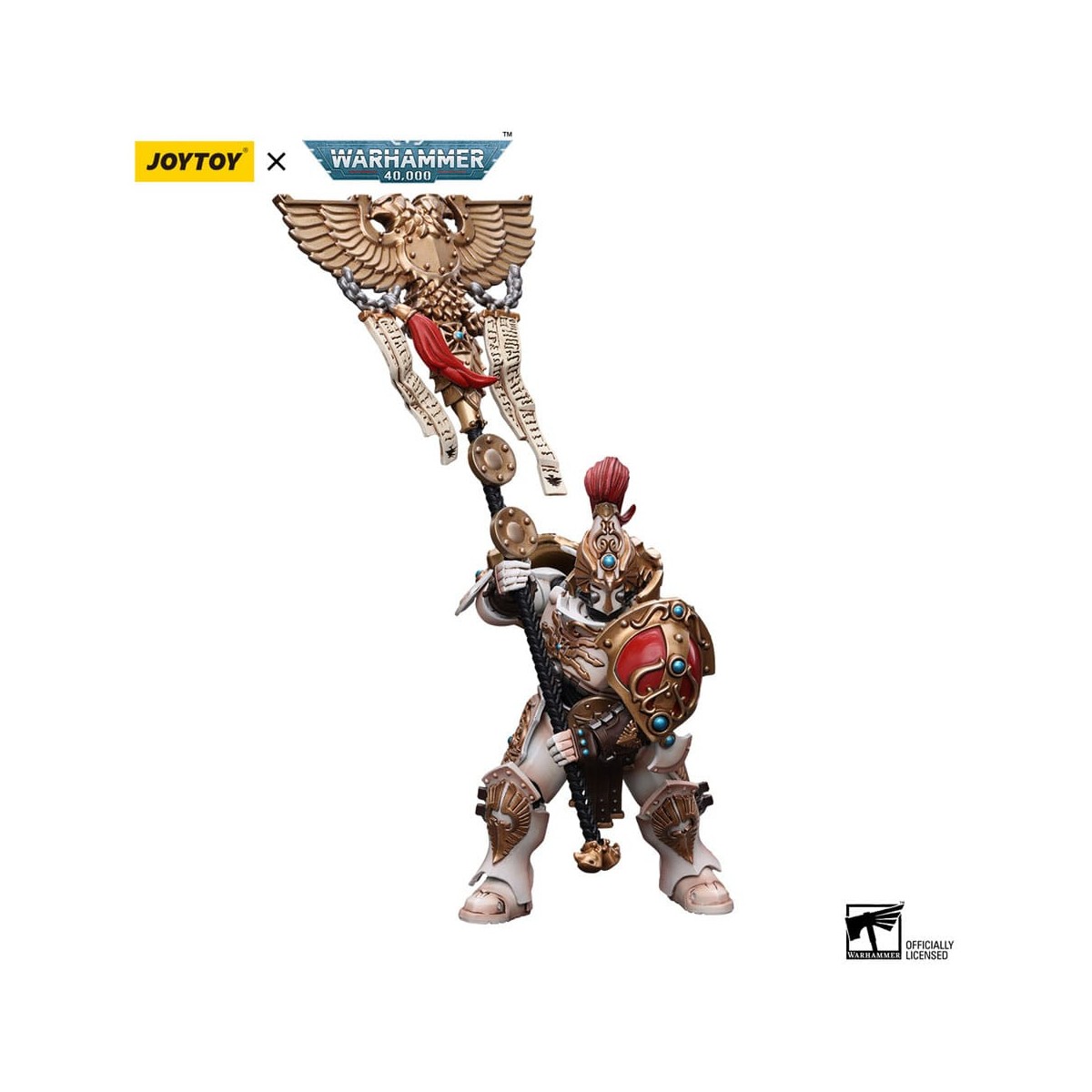 JoyToy Marines Espaciales - Adeptus Custodes Reloj Solar - Vexilus Praetor 1/18