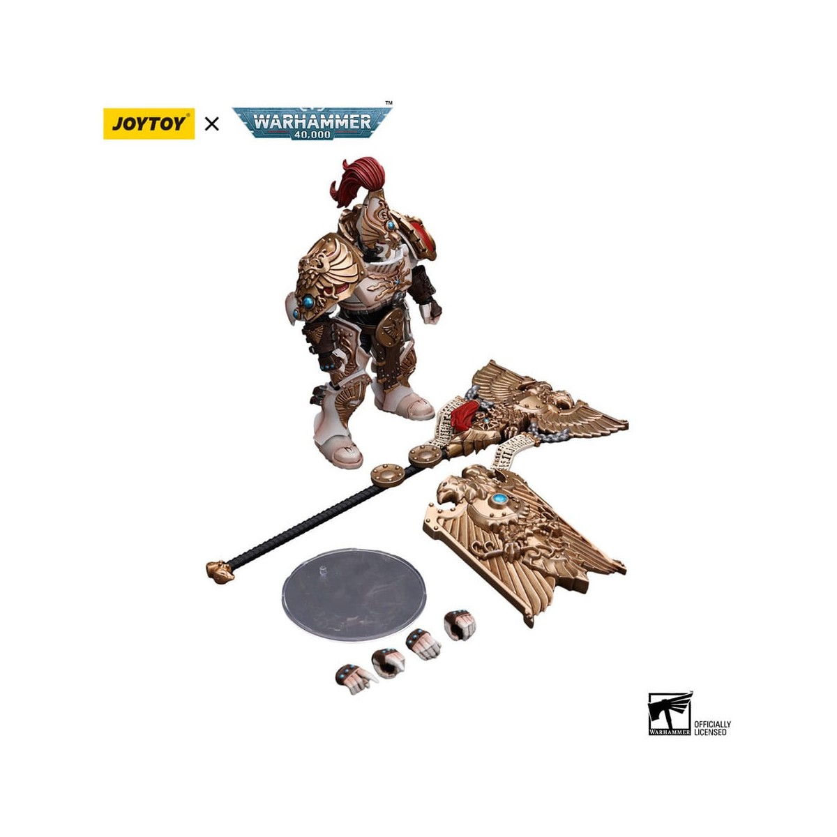 JoyToy Marines Espaciales - Adeptus Custodes Reloj Solar - Vexilus Praetor 1/18