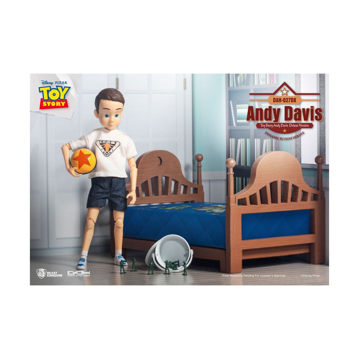 Beast Kingdom - Toy Story Andy Davis Versión Deluxe - Héroes de Acción Dinámica 1/9