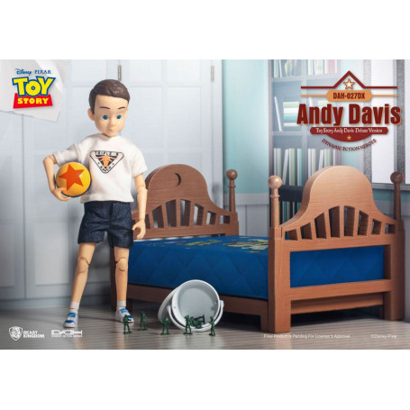 Beast Kingdom - Toy Story Andy Davis Versión Deluxe - Héroes de Acción Dinámica 1/9