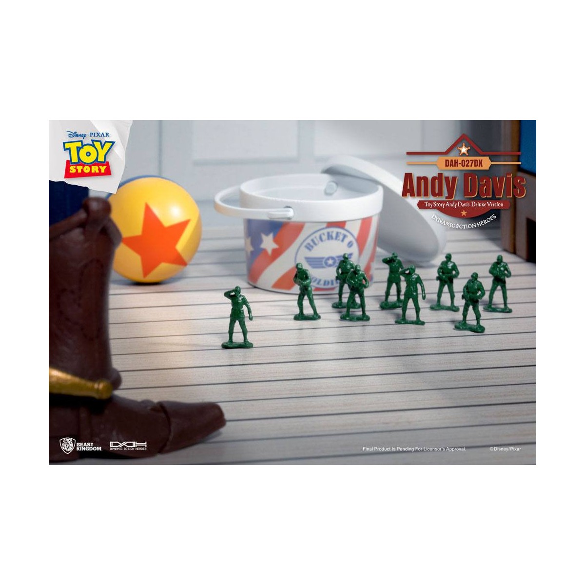Beast Kingdom - Toy Story Andy Davis Versión Deluxe - Héroes de Acción Dinámica 1/9