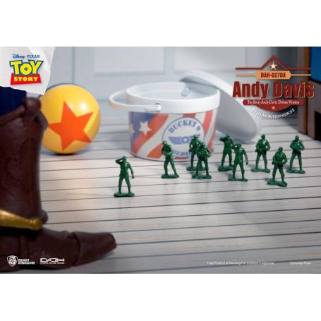 Beast Kingdom - Toy Story Andy Davis Versión Deluxe - Héroes de Acción Dinámica 1/9