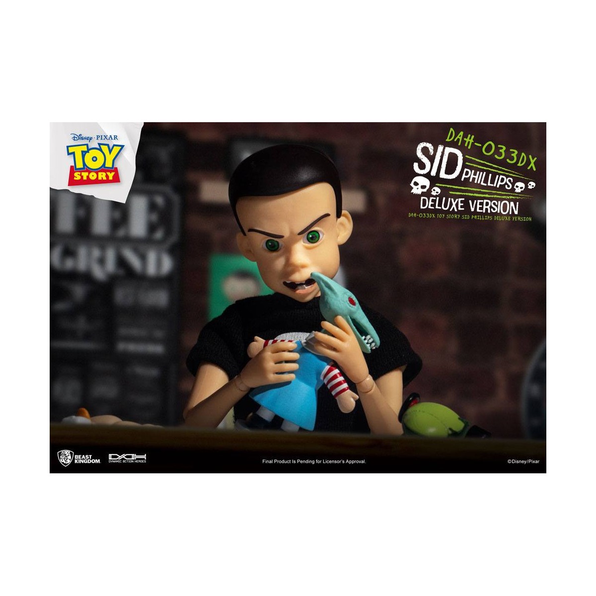 Beast Kingdom - Toy Story Sid Phillips Deluxe Version - Dynamic Action Heroes 1/9