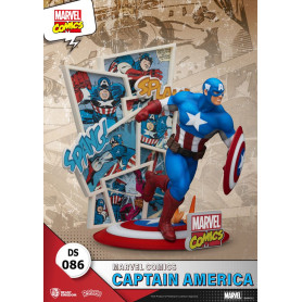 Beast Kingdom Marvel Comics Diorama PVC - Captain America D-Stage