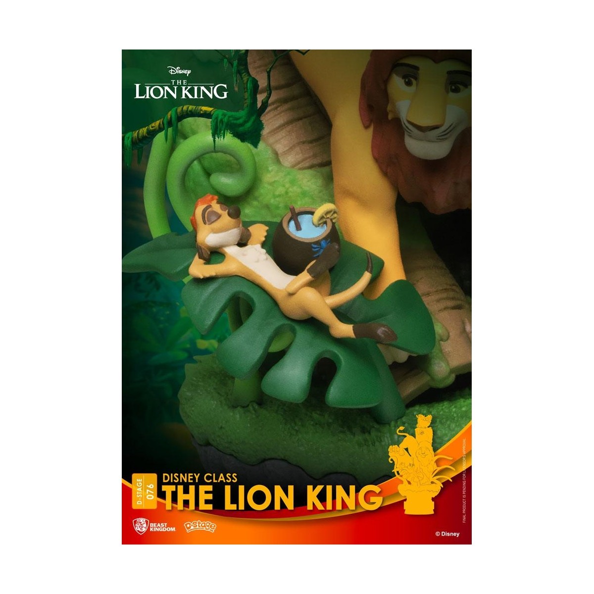 Reino de la Bestia Disney El Rey León diorama - D-Stage