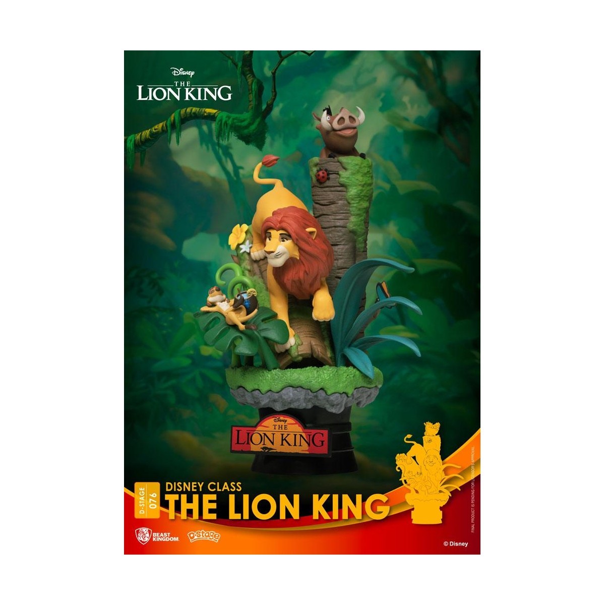 Reino de la Bestia Disney El Rey León diorama - D-Stage