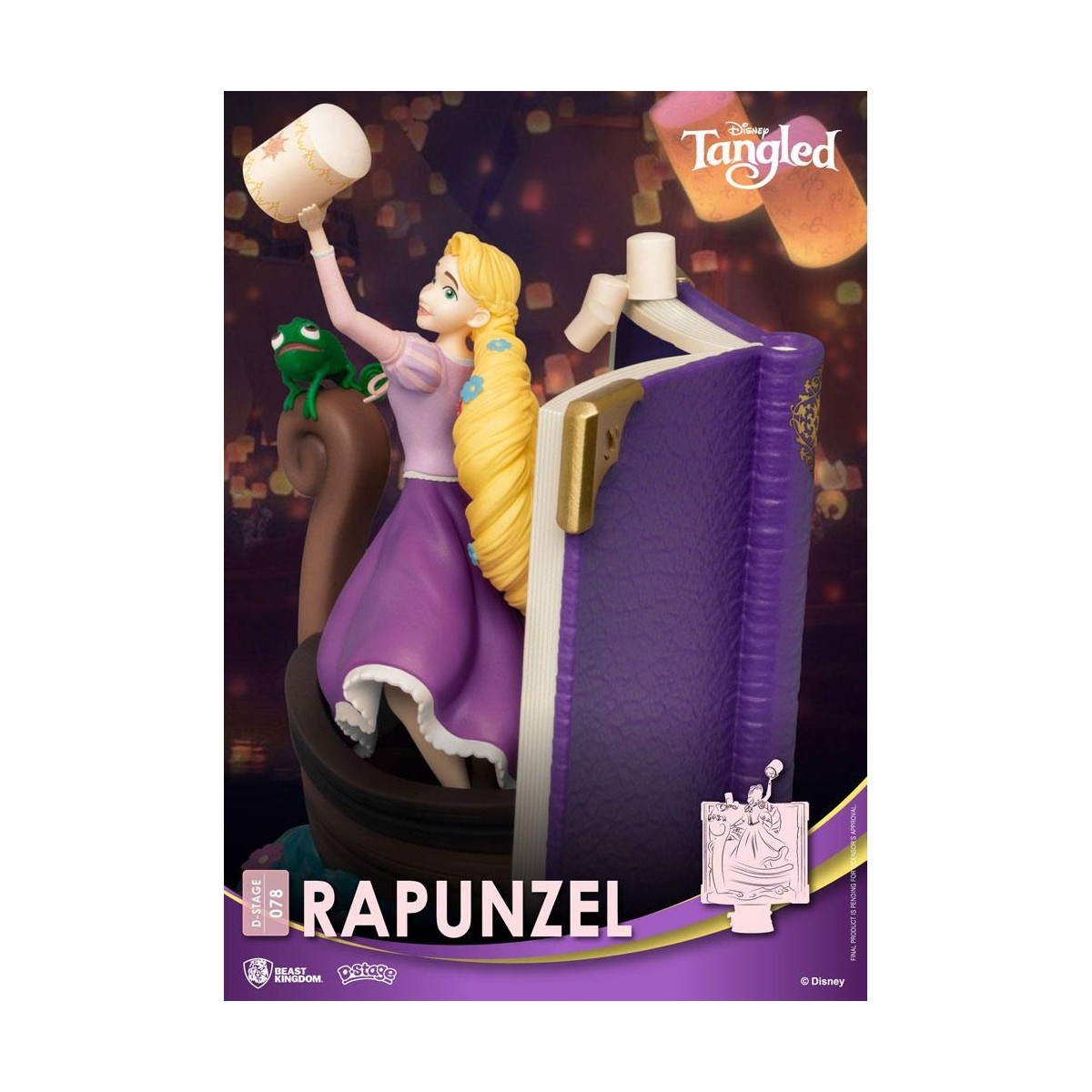 Reino de la Bestia Disney Rapunzel diorama - D-Stage Story Book Series