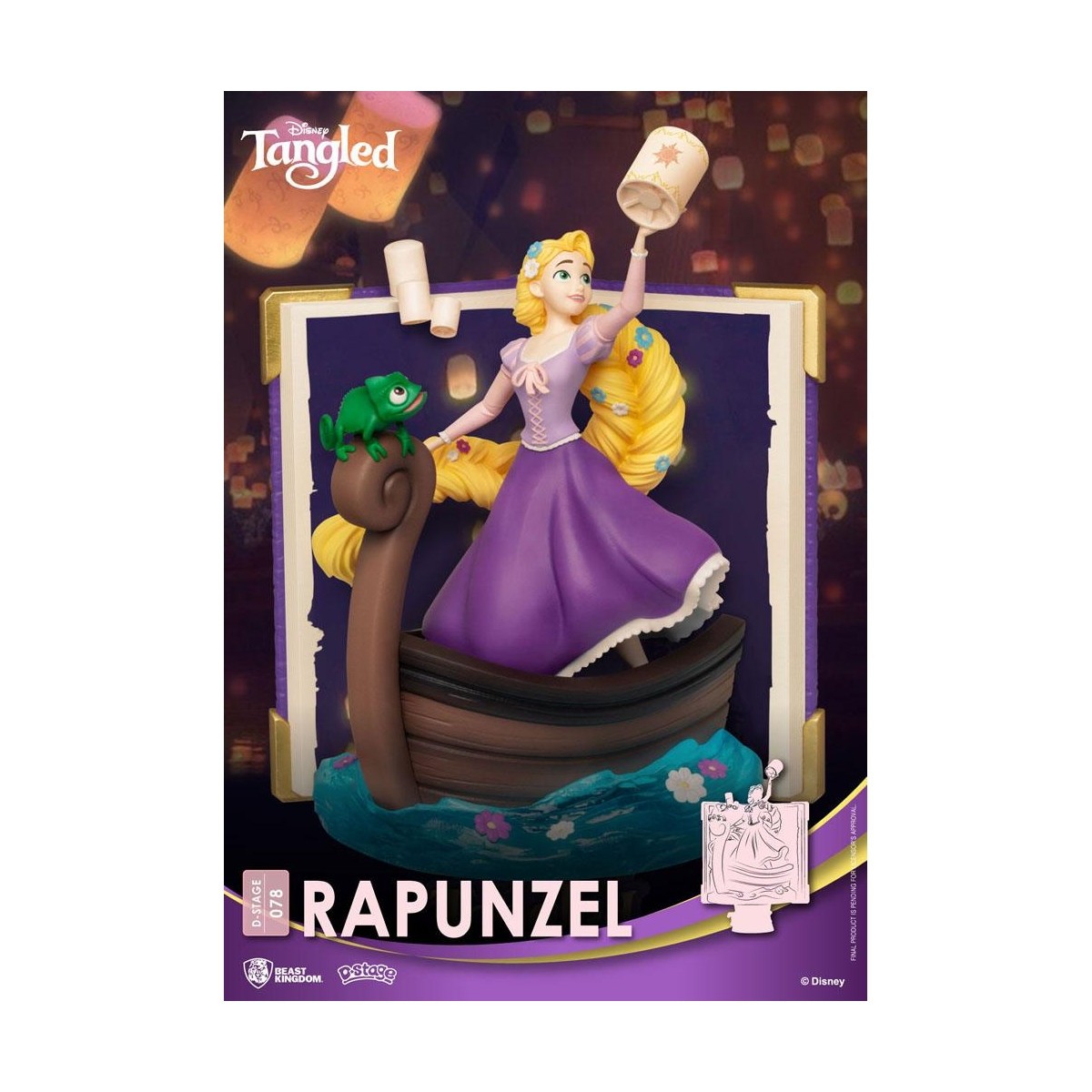 Reino de la Bestia Disney Rapunzel diorama - D-Stage Story Book Series