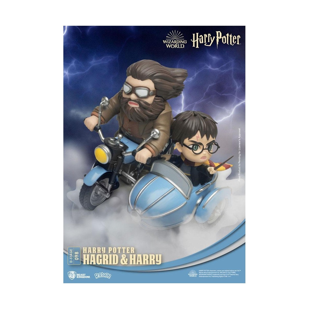 Reino de las Bestias Harry Potter diorama Hagrid y Harry Versión Estándar - D-Stage