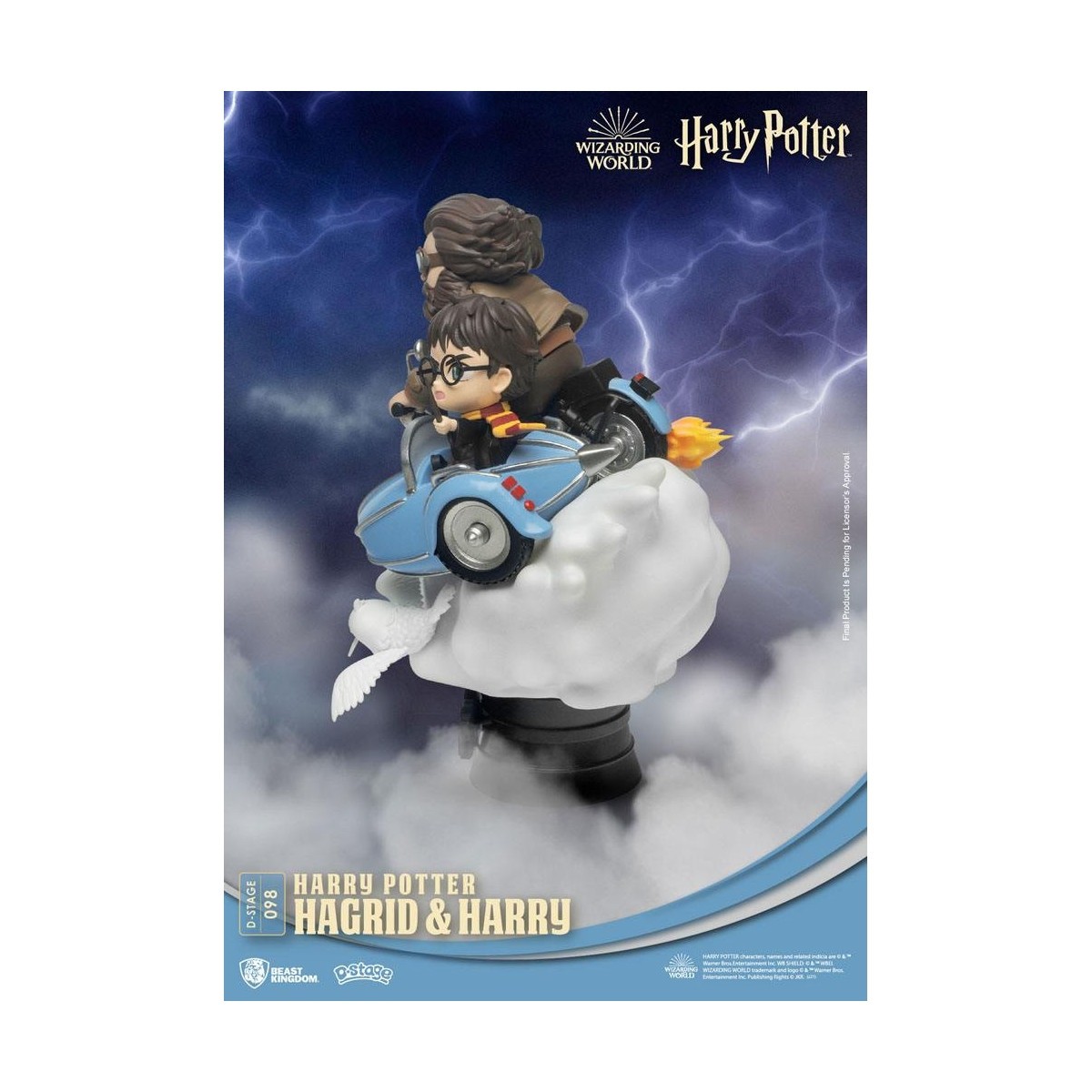 Reino de las Bestias Harry Potter diorama Hagrid y Harry Versión Estándar - D-Stage