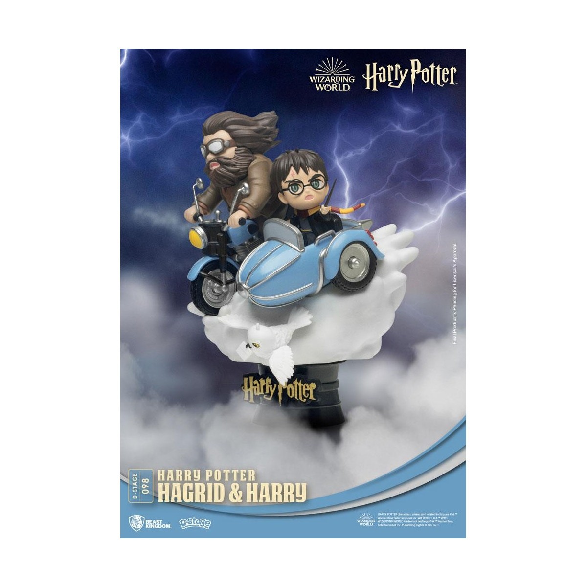 Reino de las Bestias Harry Potter diorama Hagrid y Harry Versión Estándar - D-Stage