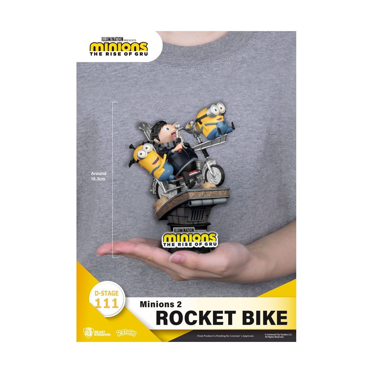 Beast Kingdom Los Minions 2 diorama Rocket Bike - D-Stage Story Book Series