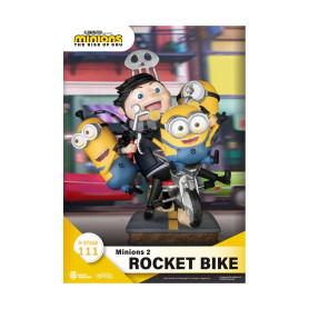 Beast Kingdom Los Minions 2 diorama Rocket Bike - D-Stage Story Book Series