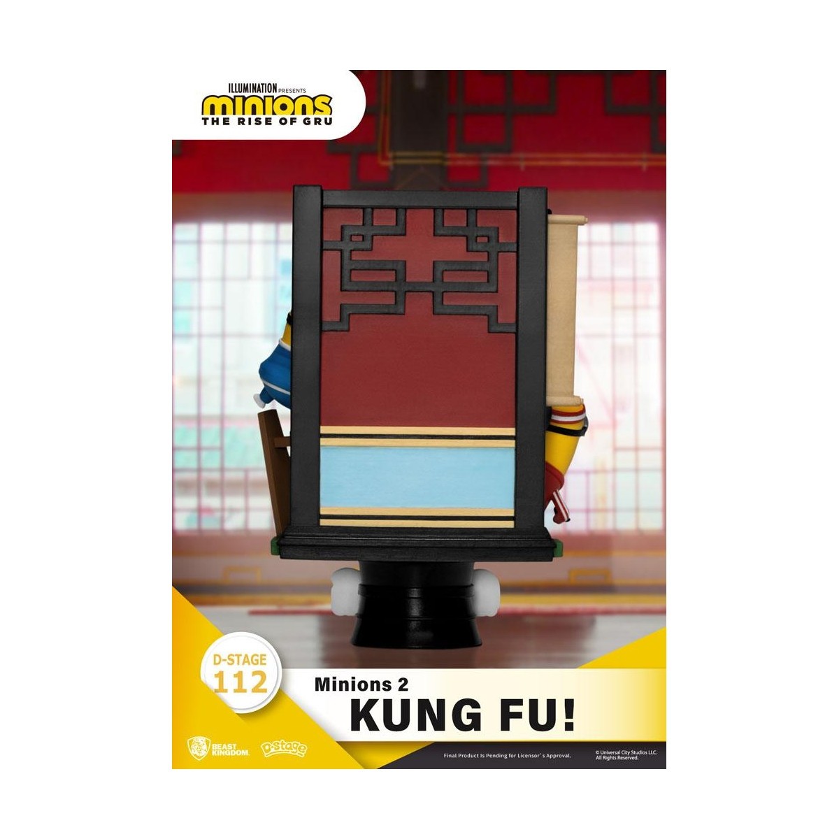 Reino Bestia Los Minions 2 ¡Diorama de Kung Fu! - Serie de libros de cuentos D-Stage