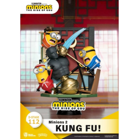 Reino Bestia Los Minions 2 ¡Diorama de Kung Fu! - Serie de libros de cuentos D-Stage