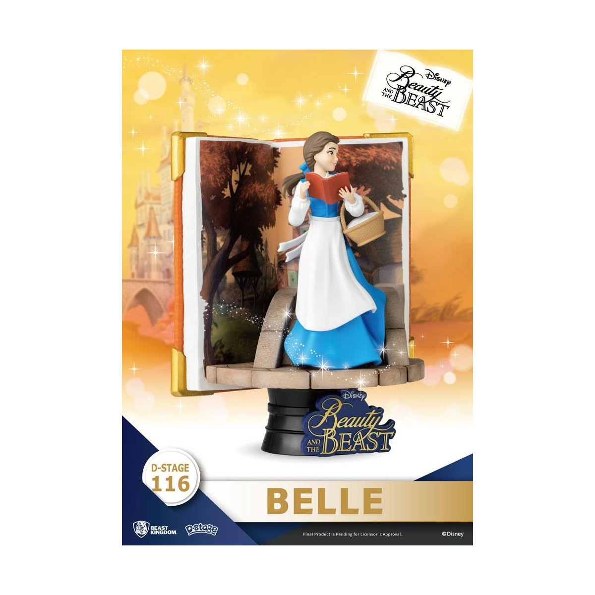 Reino de la Bestia Disney Beauty & the Beast diorama BELLE - D-Stage Story Book Series