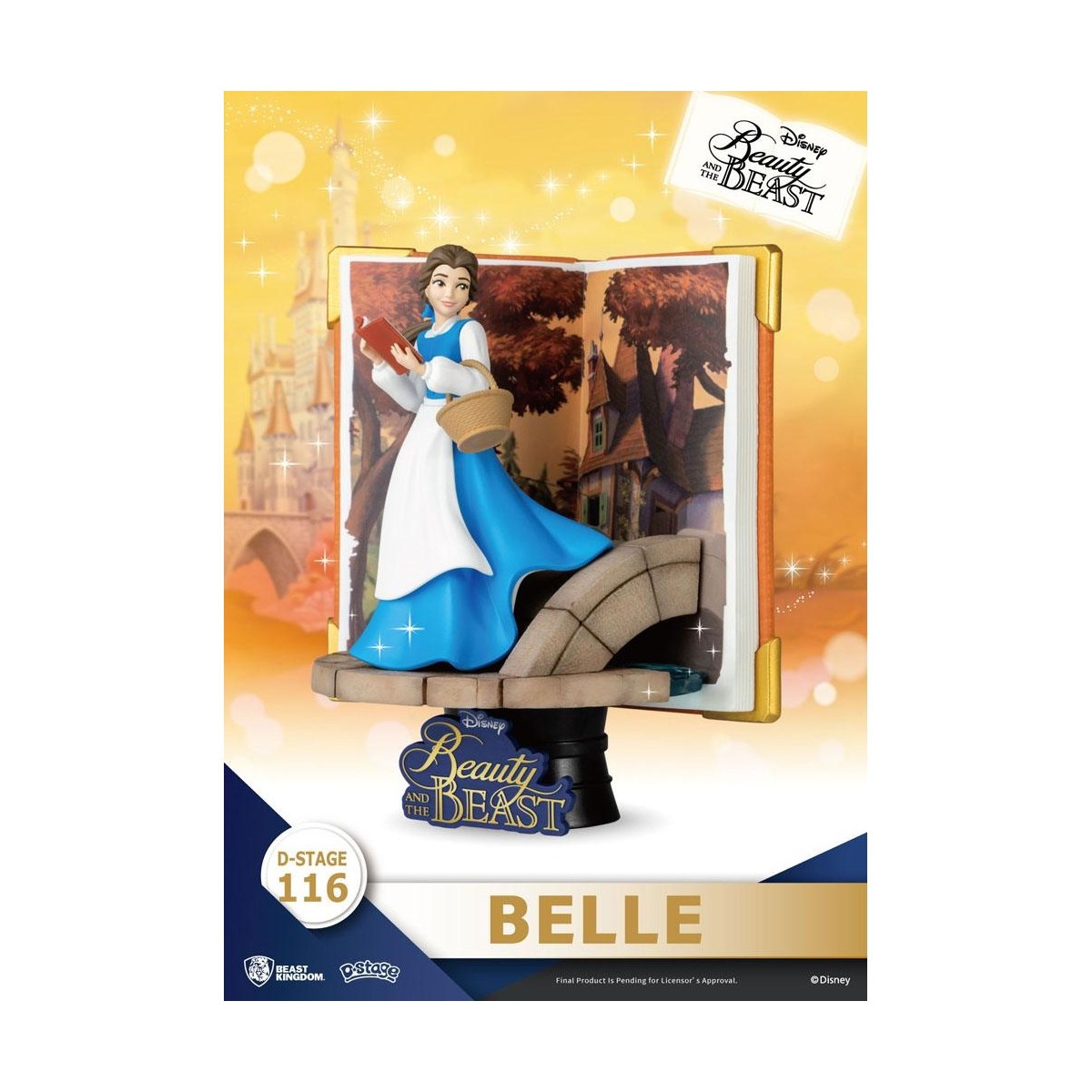 Reino de la Bestia Disney Beauty & the Beast diorama BELLE - D-Stage Story Book Series