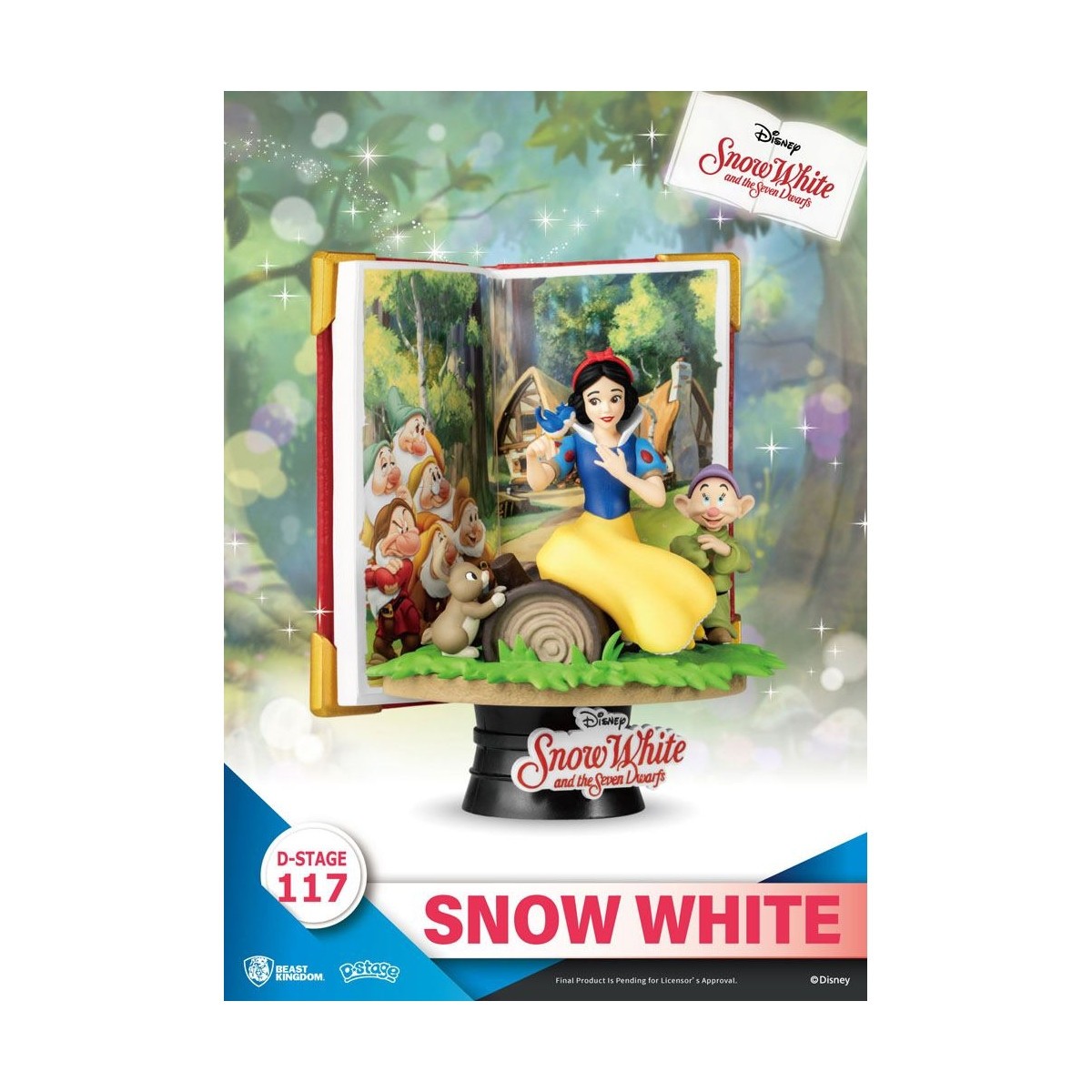 Beast Kingdom Disney Beauty & the Beast diorama BLANCANIEVES - D-Stage Story Book Series