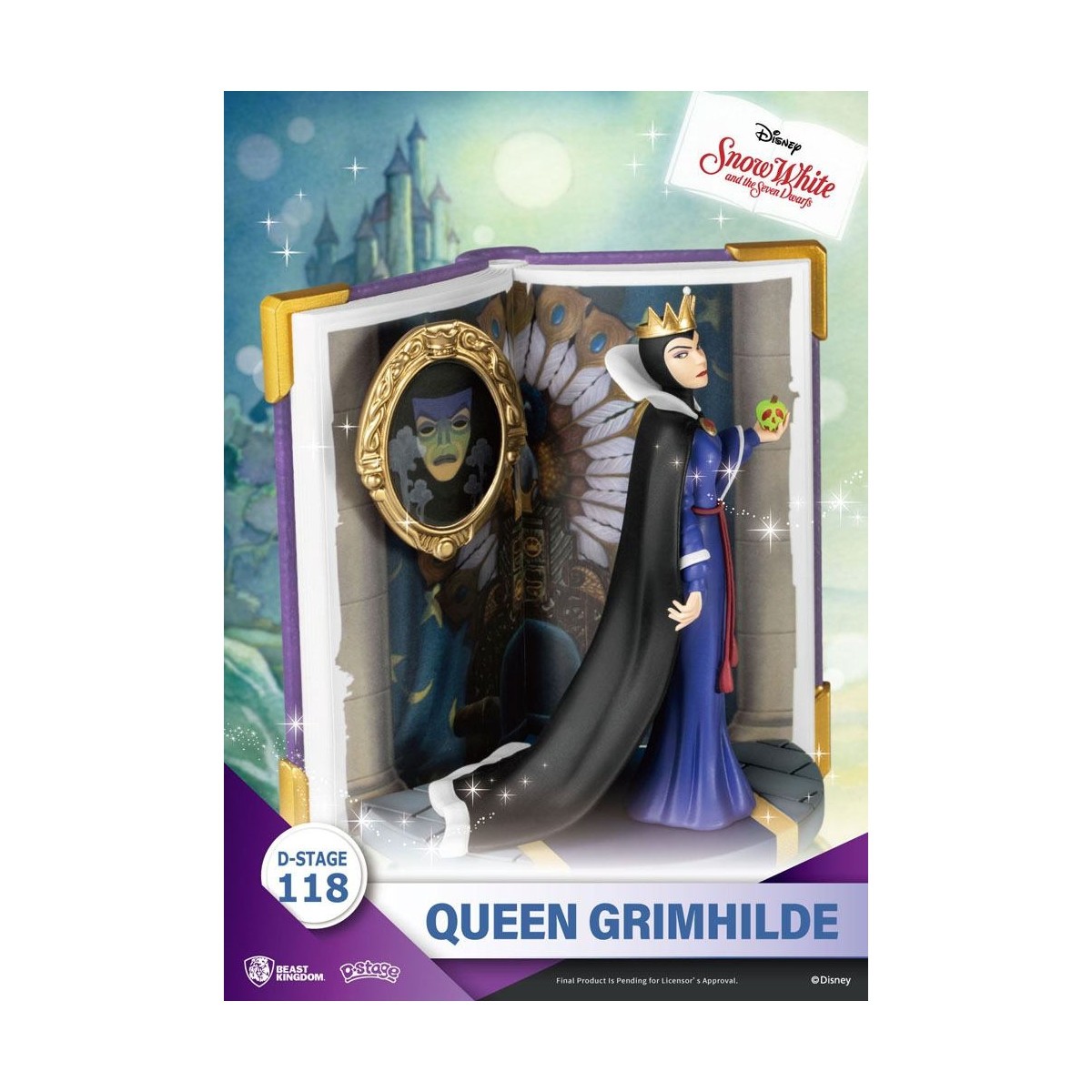 Beast Kingdom Disney Blancanieves diorama QUEEN GRIMHILDE - D-Stage Story Book Series