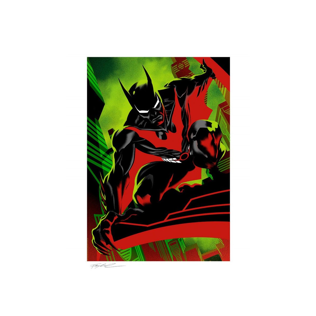 Sideshow DC Comics print - Art Print Batman Beyond 46 x 61 cm - sin marco