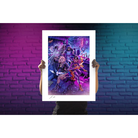 Sideshow DC Comics print - Art Print Birds of Prey by John Keaveney 46 x 61 cm - sin marco