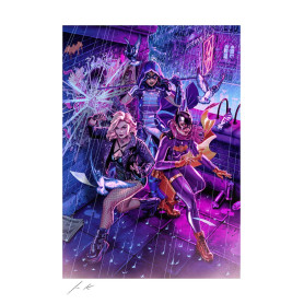 Sideshow DC Comics print - Art Print Birds of Prey by John Keaveney 46 x 61 cm - sin marco